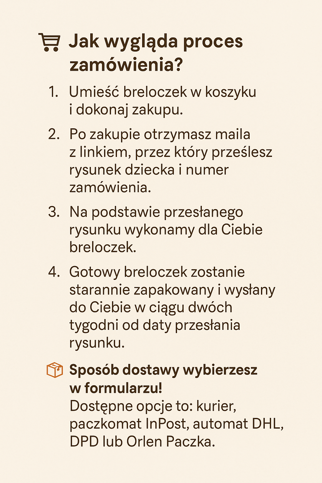 Breloczek z rysunku twojego dziecka